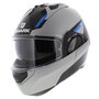 Shark EVO-GT systeemhelm motorhelm Sean zwart zilver blauw