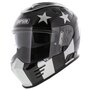 Simpson Venom Integraalhelm Stingrae glans zwart zilver