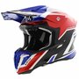 Airoh Crosshelm Twist 2.0 Shaken glans blauw wit rood