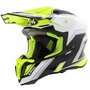 Airoh Crosshelm Twist 2.0 Shaken glans geel wit zwart