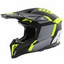 Airoh Helm Aviator 3 AMS² Glory mat zwart grijs fluo geel