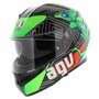 AGV K3 motorhelm Kameleon zwart rood groen