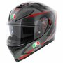 AGV K5-S Plasma Motorhelm grijs rood zwart