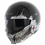 HJC I20 Streetfighter helm Scraw mat zwart wit - Maat S