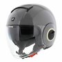 Shark Nano jethelm glans gun zilver - Maat XS