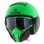 Shark Helm Street Drak Neon serie mat groen zwart