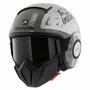 Shark Helm Street Drak Tribute RM mat zilver antraciet