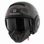 Shark Helm Street Drak Krull mat zwart zilver rood