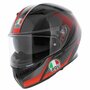 AGV K3 motorhelm Striga zwart rood