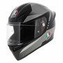 AGV K1 S Motorhelm Lap mat zwart rood