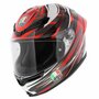 AGV K6 S Reeval Motorhelm glans rood grijs