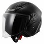 LS2 OF616 Airflow II jethelm glans zwart