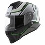 Origine Dinamo integraalhelm Galaxi mat zwart wit groen