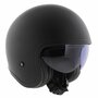 LS2 OF599 Spitfire II helm single mono mat zwart