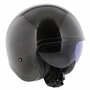 LS2 OF599 Spitfire II helm Jeans glans titanium