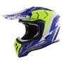 Airoh Aviator Ace 2 crosshelm Ground - glans geel wit blauw
