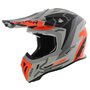 Airoh Aviator Ace 2 crosshelm Ground - mat grijs oranje