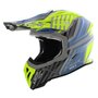 Airoh Aviator Ace 2 crosshelm Proud - glans geel blauw grijs