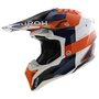 Airoh Helm Aviator 3 AMS&sup2; Monarch glans blauw wit oranje