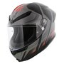 AGV K6 S Karve Motorhelm mat zwart grijs rood