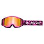 Crossbril LS2 Charger PRO roze met spiegel lens + helder lens + Tear of kit