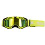 Crossbril LS2 Aura PRO geel met helder lens &amp; Pinlock 70 MaxVision + Spiegel lens + Laminated tear off kit