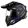 LS2 MX701 Explorer Carbon helm Adventure blauw