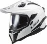 LS2 MX701 Explorer Adventure helm solid wit