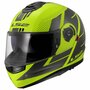 LS2 FF908 Strobe II systeemhelm Code fluor geel grijs
