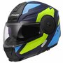 LS2 FF902 Scope II systeemhelm Duria blauw geel