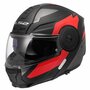 LS2 FF902 Scope II systeemhelm Duria zwart rood