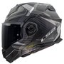 LS2 FF901 Advant X Carbon systeemhelm Horizon chroom grijs