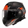 LS2 FF901 Advant X systeemhelm Oblivion mat zwart titanium