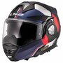 LS2 FF901 Advant X systeemhelm Ultra blauw rood