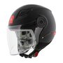 MT kinder jethelm solid mat zwart