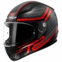 LS2 FF353 Rapid II integraalhelm Circuit glans zwart rood