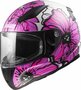 LS2 FF353 Rapid II integraalhelm Poppies roze - Maat XXL