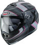 Caberg Systeemhelm Duke II Tour mat zwart roze Motorhelm