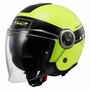 LS2 OF620 Classy jethelm Classic glans zwart fluor geel
