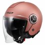 LS2 OF620 Classy jethelm solid mat goud roze