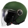 LS2 OF620 Classy jethelm solid military mat groen