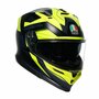 AGV K7 motorhelm Glimpse mat zwart fluo geel