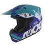 Axxis Wolf crosshelm Jackal mat blauw