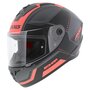 Axxis Draken S helm Sonar mat zwart grijs roze