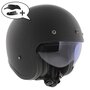 LS2 OF599 Spitfire II helm mat zwart special edition inclusief klep