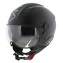 Vito jet helm Lavori mat zwart fashion