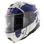 Schuberth C5 Systeemhelm Globe glans wit blauw