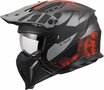 LS2 OF606 Drifter helm Gas grijs rood