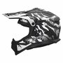 LS2 MX708 Fast II crosshelm Grotesk mat zwart grijs