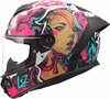 LS2 FF820 Rapid III helm Cyberg mat paars cyaan